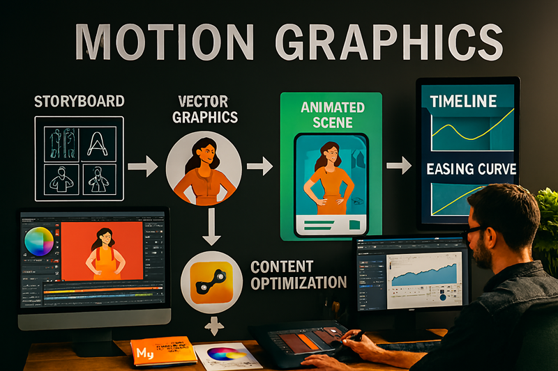 موشن گرافیک دو بعدی