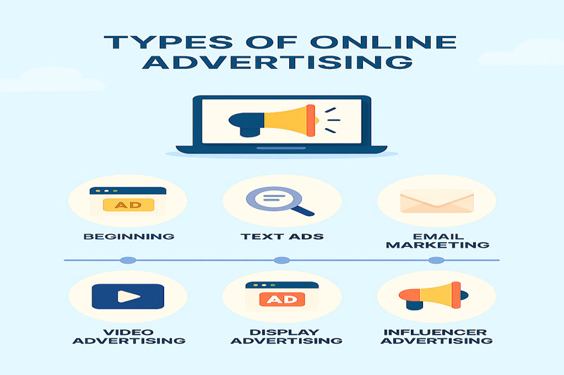 انواع و روش های تبلیغات اینترنتی