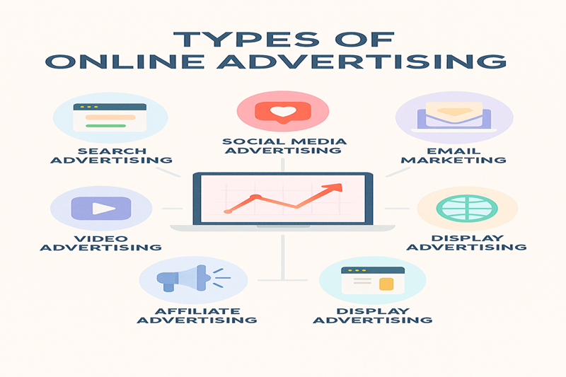 بررسی انواع روش‌های تبلیغات اینترنتی
