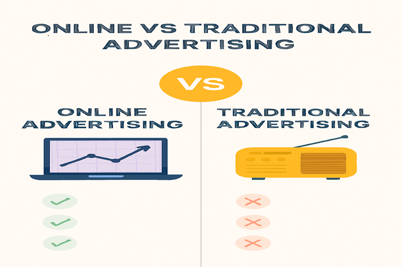 تبلیغات اینترنتی چه تفاوتی با تبلیغات سنتی دارد؟