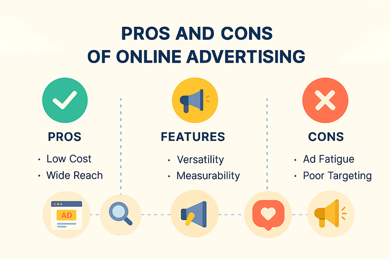 مزایا، معایب و ویژگی های تبلیغات اینترنتی